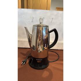 Cuisinart 7012s Classic 12 Cup Stainless Percolator Works