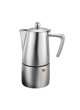 Cuisinox 690342113553 Milano Stainless Steel Moka Pot Espresso Coffee Maker 6-cup Satin