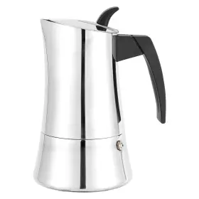 Cuisinox 690342526100 Capri Stainless Steel Induction Moka Pot Espresso Coffee Maker 4-cup