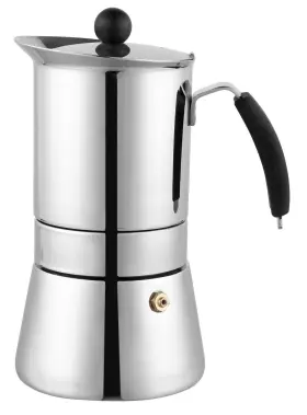 Cof-8104 Cuisinox 690342581048 Amore Stainless Steel Stovetop Espresso Coffee Maker 4-cup