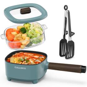 Cullinsss B0cjcdysvj 2l Electric Pot Steamer Portable Hot Upgrade Titanium