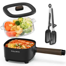 B0cjcfq93z Cullinsss 2l Hot Pot Electric Steamer Portable Upgrade Titanium