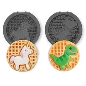 Diwundn12rm50 Dash Multimaker Mini System Removable Plate Set 2 Plates Unicorn And Dinosaur