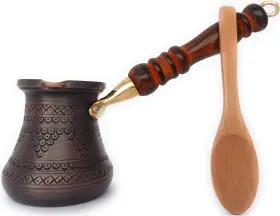 Dede Copper 689530954528 Pcz Series Small-6 Fl.oz Thickest Solid Engraved/stamped Turkish Greek