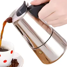 Deekleen 701915266818 Stainless Steel Moka Pot Espresso Makerstovetop Potpercolator Coffee
