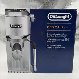 Delonghi 044387189002 Deftlonghi Dedica Duo Compact Espresso And Cold Brew Coffee Maker Stainless Steel