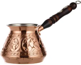 Demmex 681925099397 Thickest Copper Turkish Greek Arabic Coffee Pot Stovetop Maker