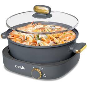 Dezin B0cnqqw2w1 Electric Shabu Pot Removable 4l Non-stick Hot