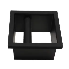 Os0067-1 Dibtsa Espresso Coffee Ground Knock Box Chute Built-in Desktop Rectangle Black