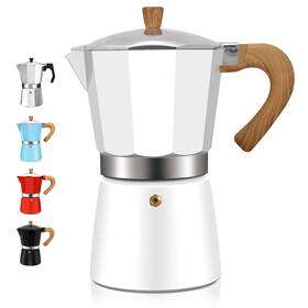 Ditosh 3cup/5 Oz/150 3 Cup Aluminum Espresso Stovetop Moka Pot Express Coffee Maker Percolator Ita