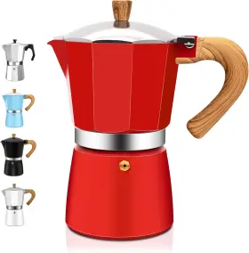Ditosh 744759448941 3 Cup Aluminum Espresso Stovetop Moka Pot Express Coffee Maker Percolator