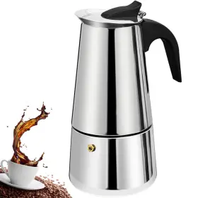 B0dkxfsy67 Ditosh 12 Cup Stovetop Espresso Maker Stainless Steel Moka Pot Stove Top