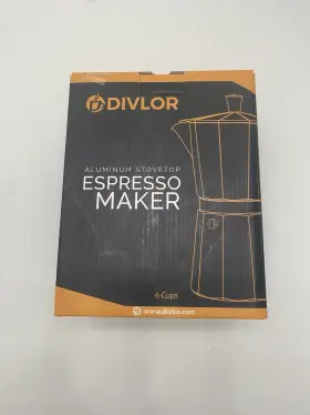 Dc1102 Divlor Aluminum Stove Top Espresso Maker