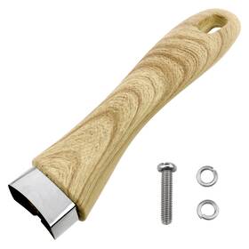 Dookoe Re-/256545e58 Universal Wooden Pot Handle - Long Anti-scalding And Anti-burn Wood