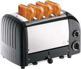 Dualit 47155 Classic 4 Slice Newgen Matt Black Toaster - Hand 4-slice
