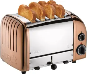 4-slice Dualit 47440 Classic 4 Slice Newgen Toaster - Stainless Steel Copper