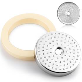 Dunkive Lif-dunkive-0645 Precision Shower Screen With 54mm Silicone Steam Ring Beige