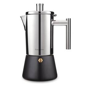 Easyworkz 779640030721 Diego Stovetop Espresso Maker Stainless Steel Italian Coffee Machine 6c