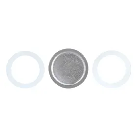 Easyworkz 788618500074 Stovetop Espresso Maker Replacement Silicone 6 Cup Size Gasket Seals And Filt