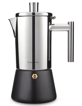 Ez-cp500b Easyworkz Diego Stainless Steel Stovetop Espresso Coffee Maker 12cups 17.5oz