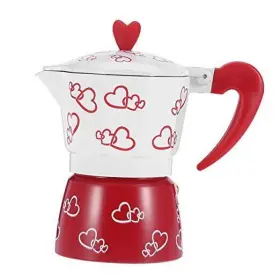 Eboxer-1m5o8xkaei2-01 Eboxer-1 Classic Italian Stovetop Espresso Maker Aluminum Red Heart Large