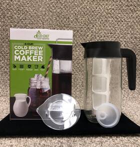 Eco Chef Ec-cbcm-1 Cook Smarter 4-cup Cold Brew Coffee Maker