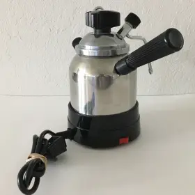 Ce-777 Elebak Vintage Electric Espresso - Cappuccino Coffee Machine Stainless Steel