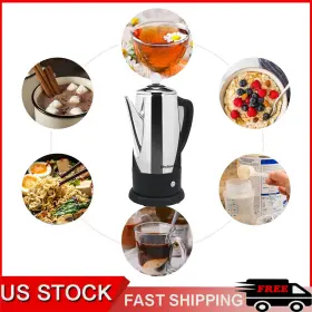 Ec812 Elite Gourmet 717056129554 12-cup Coffee Percolator Cool-touch Handle Cordless Serve