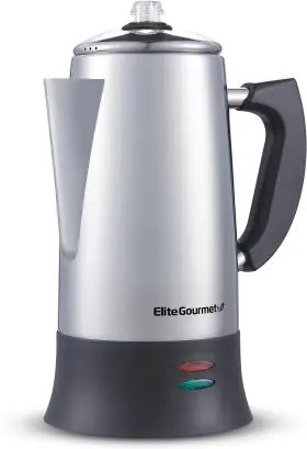Ec924 Elite Gourmet Electric Coffee Percolator Bpa 12 Cup Stainless Steel