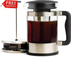 Epoca 445018344334 Primula 2-in-1 Coffee Maker Make French Press And Cold Brew In On