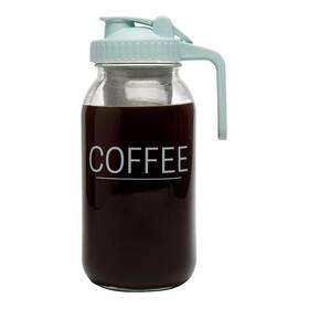 Epoca 445056750715 Primula 2-quart Cold Brew Coffee Maker With Stainless Steel Filter Aqua