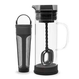 Epoca Pcbgy-5450-dst Cold Brew Pour Over Glass Coffee Maker Special Lid Seals In Freshness Anti