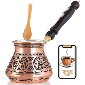 Erbulus 608011918811 Turkish Coffee Pot - Briki Greek Arabic Fortune Edition Coffe