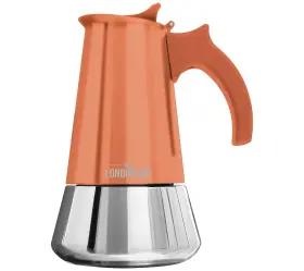 Em3c Escali London Sip 3-cup Stainless Steel Espresso Maker