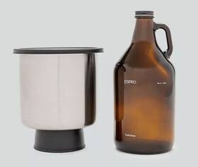 Espro 628233301826 Cb1 Cold Brew Coffee System Stainless Chrome 64 Oz - New In Box
