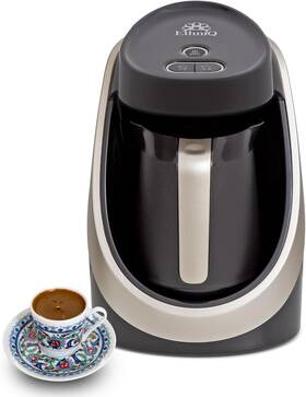 Ethniq 313114012006 Turkish Coffee Maker - 100% Bpa Free 120v 1 To 4 Cup Brewing Capacity W