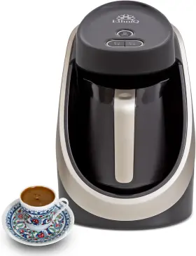 Ethniq 313114012006 Turkish Coffee Maker - 100% Bpa Free 120v 1 To 4 Cup Brewing Capacity W
