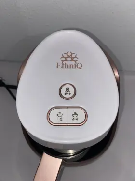 Ethniq 756014666670 Used Turkish Coffee Maker - 100% Bpa Free 120v 1 To 4 Cup White/rose