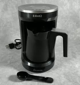 Tcm3800 Ethniq Turkish Coffee Maker Ceremona Makes 1-4 Cups Excellent Cond Works
