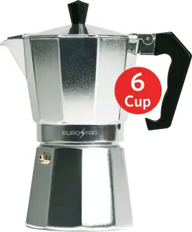 Sem306 Eurostar 6-cup Stovetop Espresso Maker