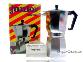 Express 006363000369 Junior Caffettiera Espresso Coffee Maker 12-cup Made In Italy New