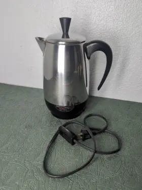 138tv Farberware Superfast Automatic Coffee Pot Percolator 8 Cup Model 138 Made In Usa