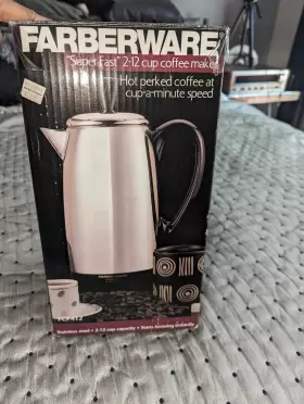 Fcp412 Farberware 2 To 12 Cup Electric Coffee Percolator - Stainless Steel