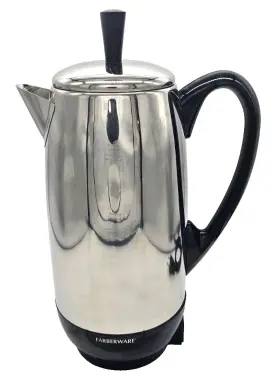 Pk400ss Farberware Pk400ss. Electric 12cup Stainless Steel Automatic Percolator Coffee Tea Maker