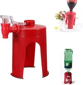 Firstone 8541990000 Soda Dispense Gadget Coke Party 12 Cm Diameter X 17 Height Red