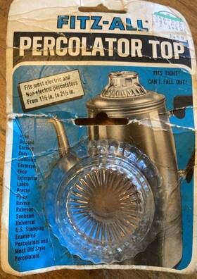 Fitzall 55701 Fitz All Model 246 Replacement Percolator Top 1 1/2 Inch To 2 Vintage 1980