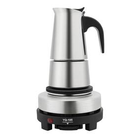 Flyhero 733835950959 Moka Pot Stainless Steel Coffee Stovetop Espresso Maker Percolator Italian
