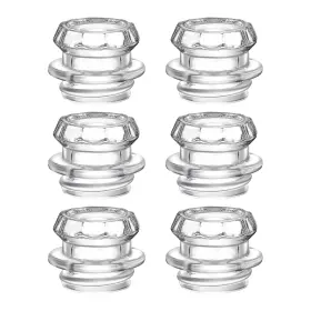Gp-1181-boligai6p Gallipower 6pcs Percolator Glass Top Replacement Coffee Pot One Size Clear