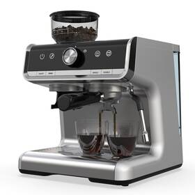 Garveehome Em-lgijywlrmw6qu Pzz0w2tq00 Espresso Machine With Grinder And Milk Frother - 15.93 Light Grey