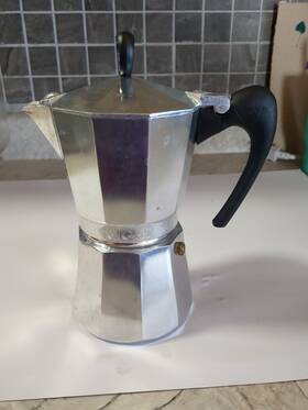 Gat 06857 1 Cup Moka Express Stovetop Espresso Coffee Maker Pot Latte 6 Ounce
